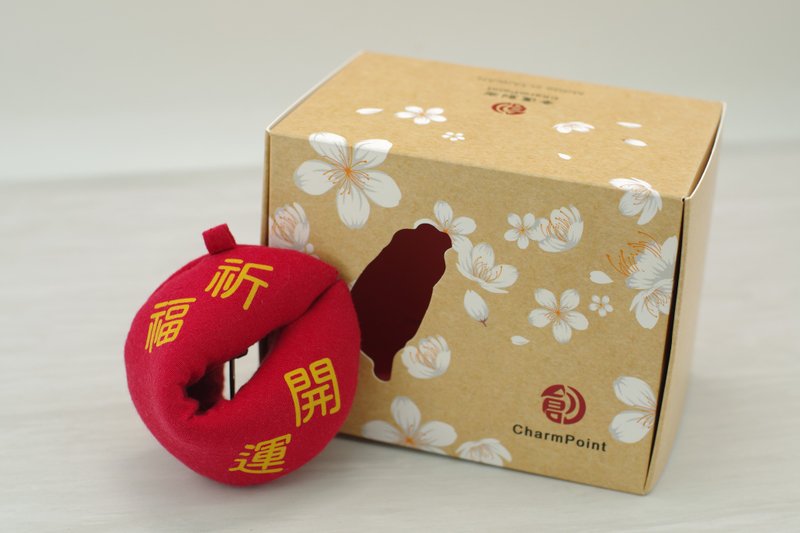 【錢母包:祈福開運/金色】直徑6.5公分/自帶/補運/禮物 - 零錢包/小錢包 - 棉．麻 
