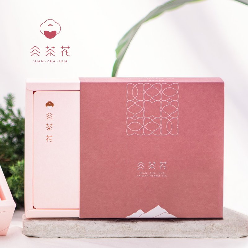 [Mid-Autumn Festival Gift Box] Caffeine-free herbal tea 10-piece comprehensive gift box + 5-piece coffret fast shipping - Tea - Plants & Flowers Pink