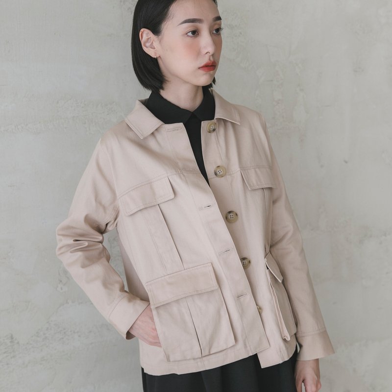 [Classic Original] Evolution_Evolution Work Khaki - Women's Casual & Functional Jackets - Cotton & Hemp Khaki