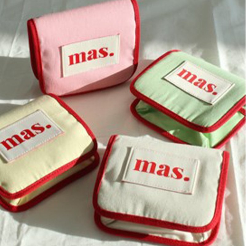 韓国のデザイナー ブランド Masmarulez 麻酔化粧品バッグ - マカロン パッド ポーチ シリーズ - クラッチバッグ - その他の素材 