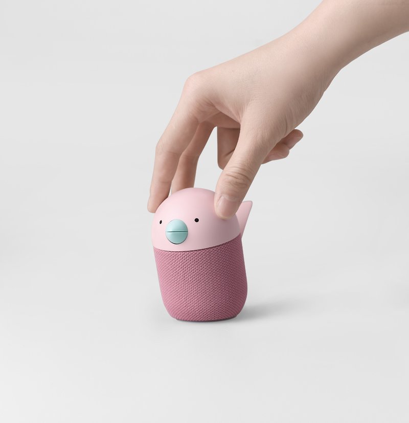 Libratone Bird Wisdom Bluetooth Speaker is cute from the singing in fairy tales - Speakers - Other Metals Pink