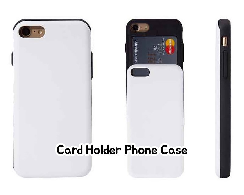 +Card Holder Phone Case - เคส/ซองมือถือ - พลาสติก หลากหลายสี