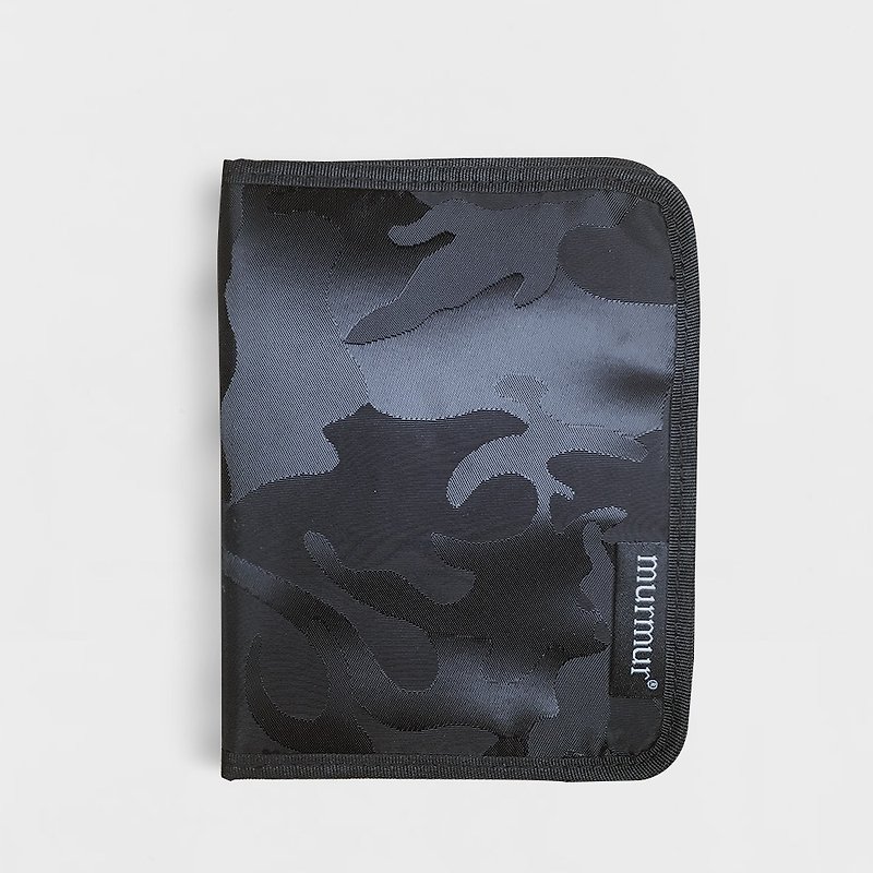 murmur 護照套/護照夾 - 迷彩黑 - 護照夾/護照套 - 聚酯纖維 黑色