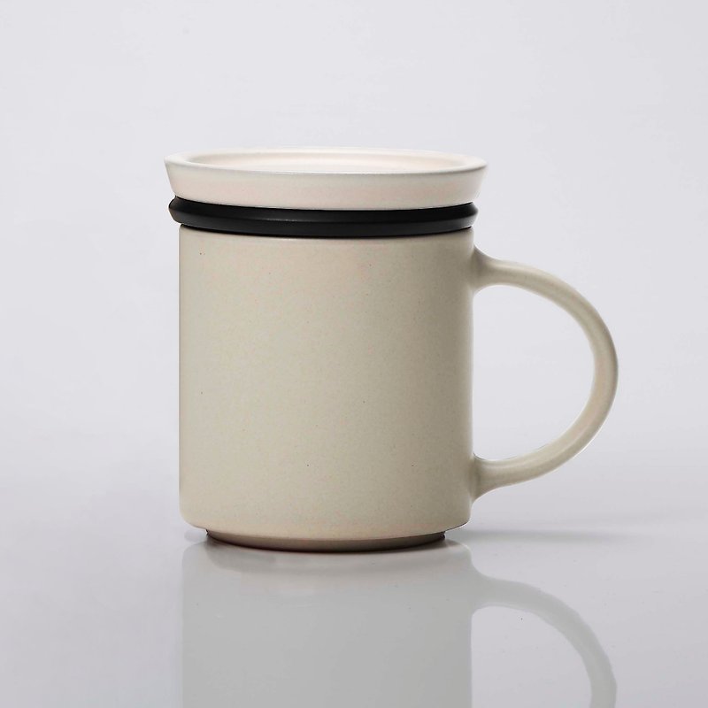 Fujio T-MUG white Tao Mug - Mugs - Pottery White