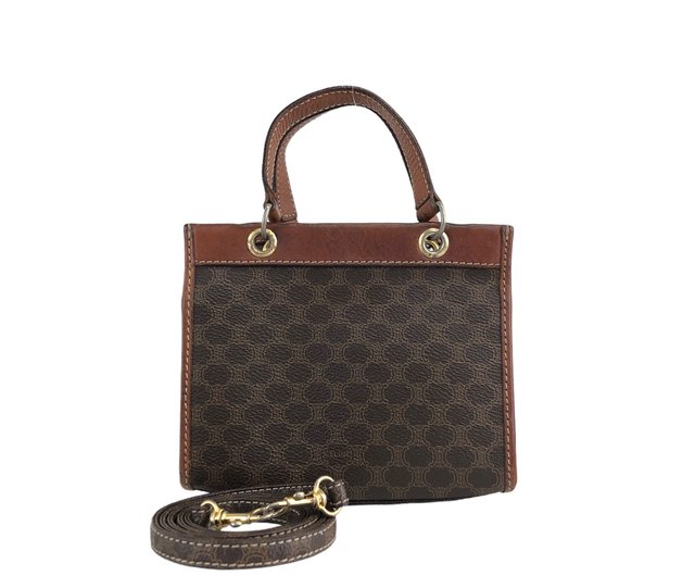 日本直送 名牌中古包 】CELINE セリーヌ マカダム ショルダーバッグ