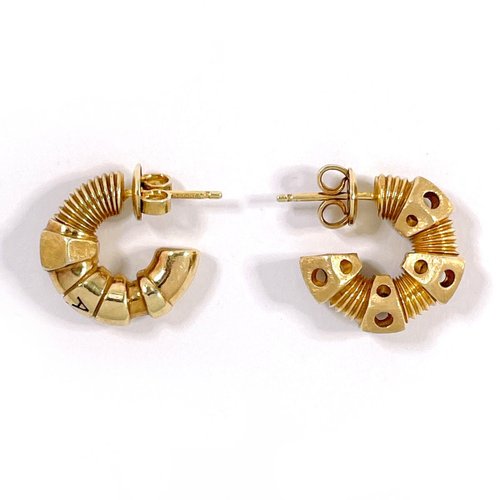 日本直送 中古美品】ボッテガヴェネタ BOTTEGAVENETA ピアス スレッド