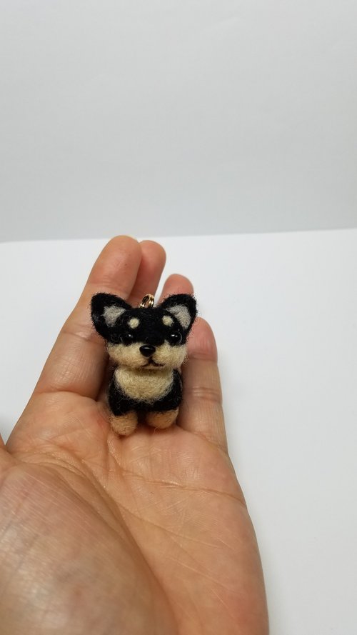 ちゃっぴーページ メモリアルチワワキーホルダー 羊毛フェルトハンドメイド ちゃっぴー様専用ページ メモリアルチワワキーホルダー 羊毛