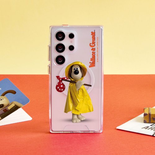 TOYSELECT 酷狗寶貝黃色雨衣防摔透明SAMSUNG手機殼