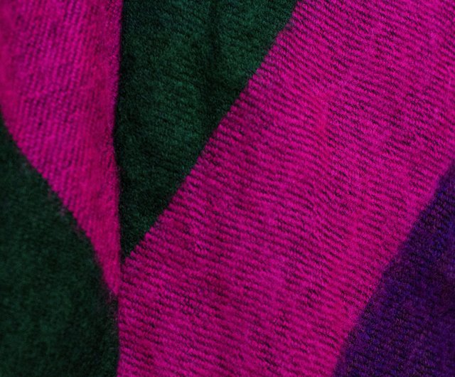 インドのエスニックスタイルのフリンジマント ボヘミアンマントショール ウールフード付きマント ピーチモロッコ ショップ Omhandmade マフラー ストール Pinkoi