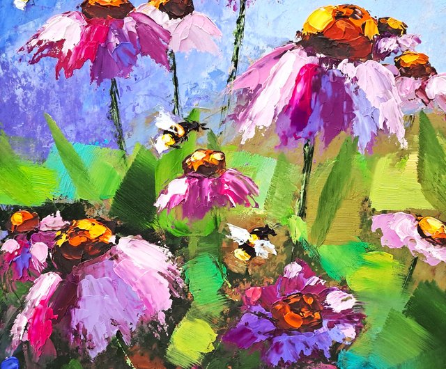 油絵 絵画 アートパネル【flower garden】 油絵 絵画 【flower garden】