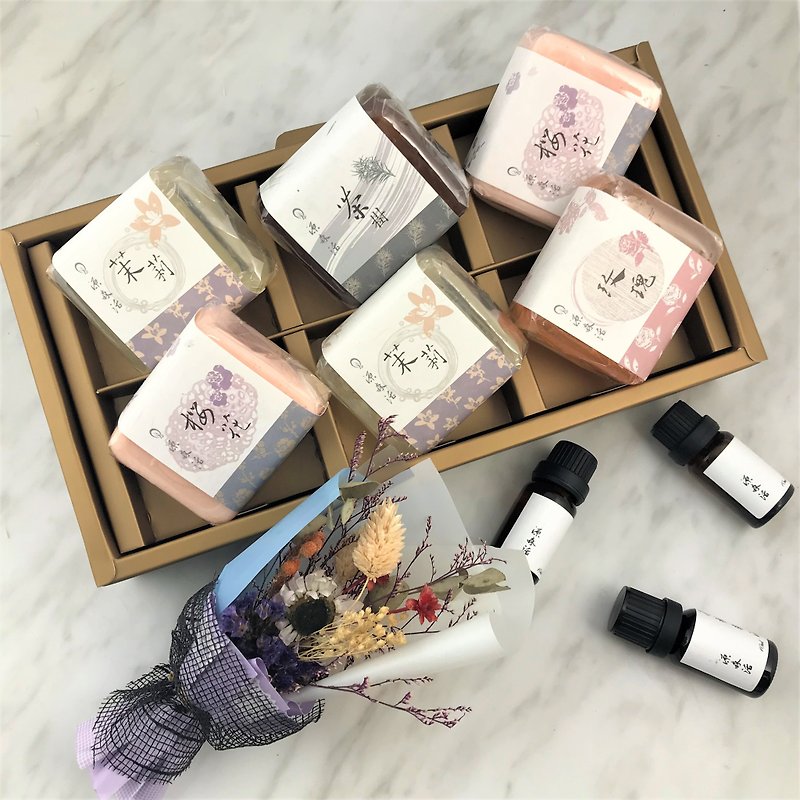 Yuansenhuo added organic plant extract beauty soap in a set, a set of six, good for personal use as a gift - Soap - Other Materials Multicolor