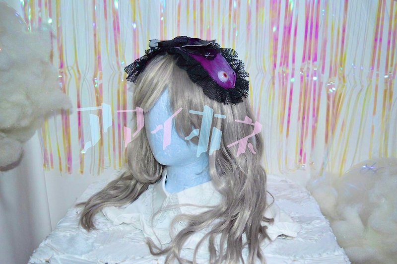 headdress devil style - Hair Accessories - Other Materials Purple