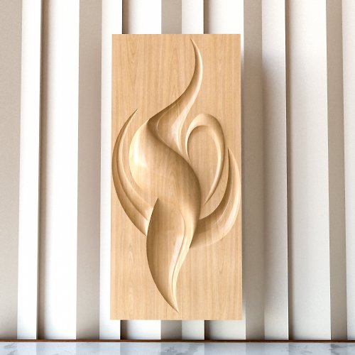 Arteon Wall sculpture for cnc router. Cnc files for wood. Cnc wood carving. Wall decor