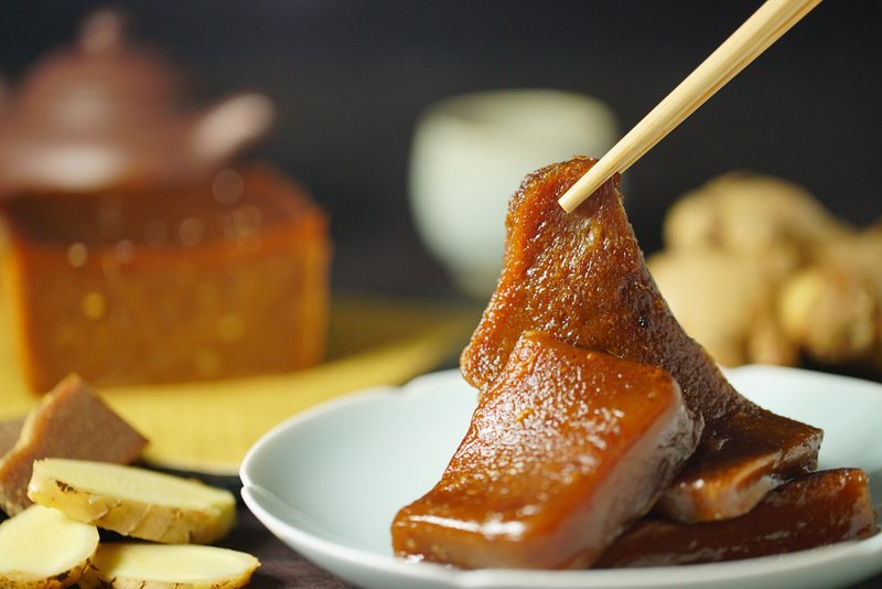 【門市自取】三點水純素本地薑汁年糕 香港種植 賀年糕點 - 蛋糕/甜點 - 新鮮食材 金色