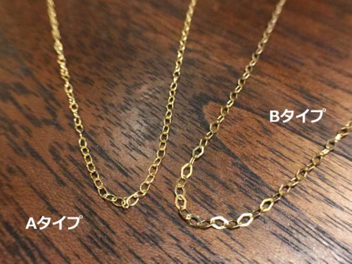 ^_−☆ネックレス【K18】m♡m K18金ゴールド手作りネックレス スクエアM forメンズ - ショップ