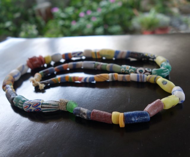 秋冬新ファッション】手作りアンティークビーズオールドグラスビーズ