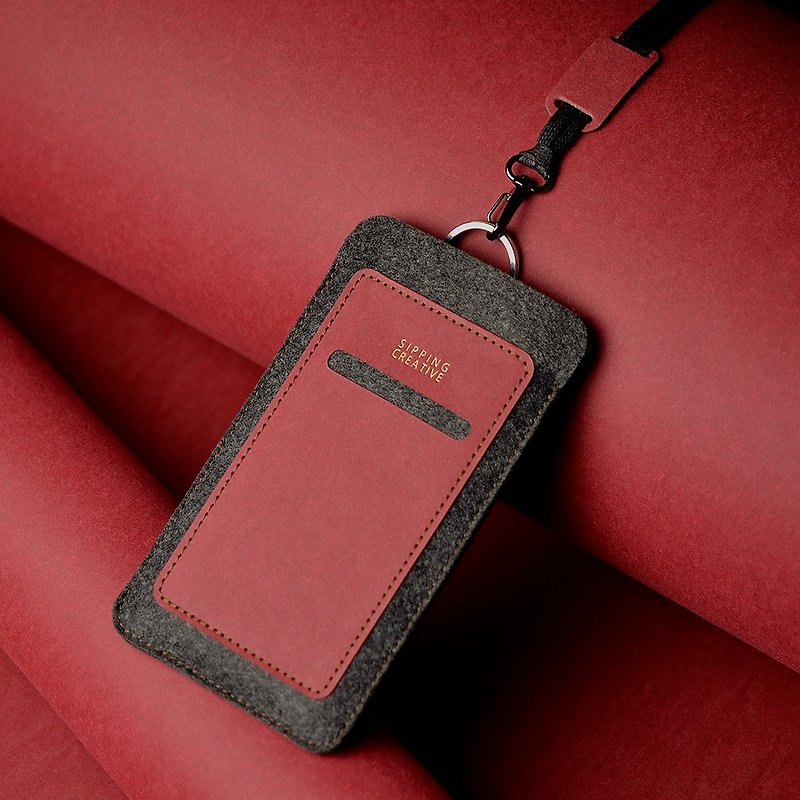 Slim Phone Case_iPhone X/iPhone 8 Plus - เคส/ซองมือถือ - วัสดุอื่นๆ สีแดง