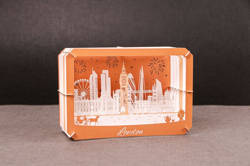 [Paper Carving DIY] World Cities | London, Paris, Rome, Barcelona, Sydney, Cairo, Dubai - งานไม้/ไม้ไผ่/ตัดกระดาษ - กระดาษ หลากหลายสี