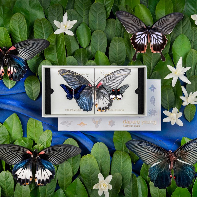 daparo 琺琅胸針 - 大鳳蝶 - 胸針 - 其他金屬 多色