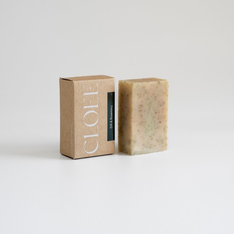 Dill & Rosemary Face and Body Soap - สบู่ - น้ำมันหอม 