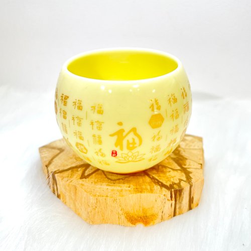玄之水晶 黃百福茗茶杯 | 身心靈產品