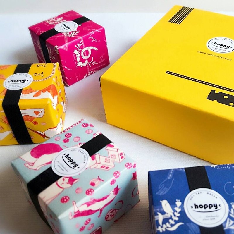 Mini Box-Cat & Number Washi Tape - Washi Tape - Paper 