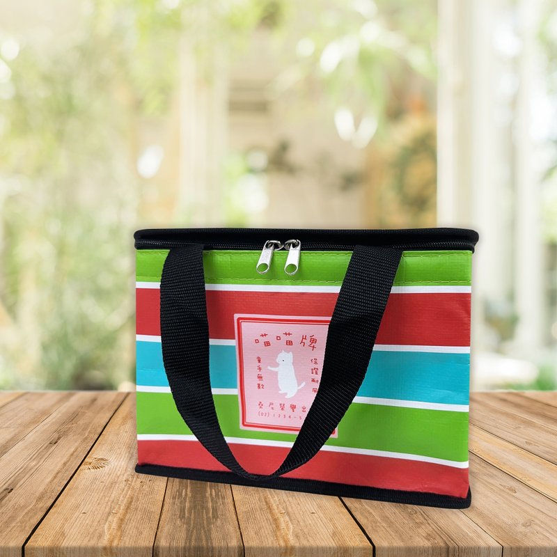 SunnyBag-Box-shaped Cooler Bag-Miao Miao Brand - กระเป๋าถือ - วัสดุอื่นๆ หลากหลายสี