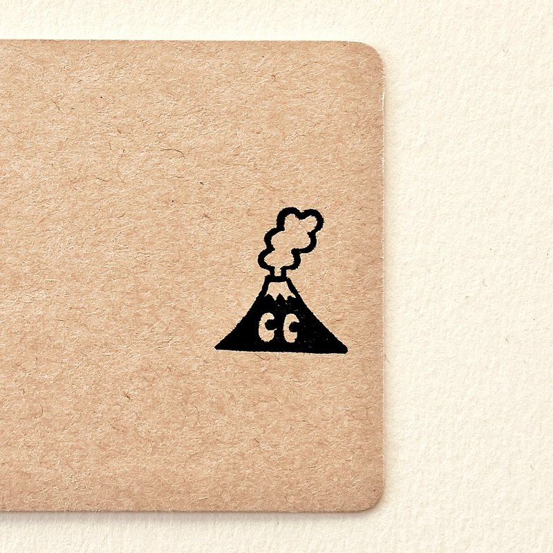 Volcano・ rubber stamp - ตราปั๊ม/สแตมป์/หมึก - ยาง ขาว