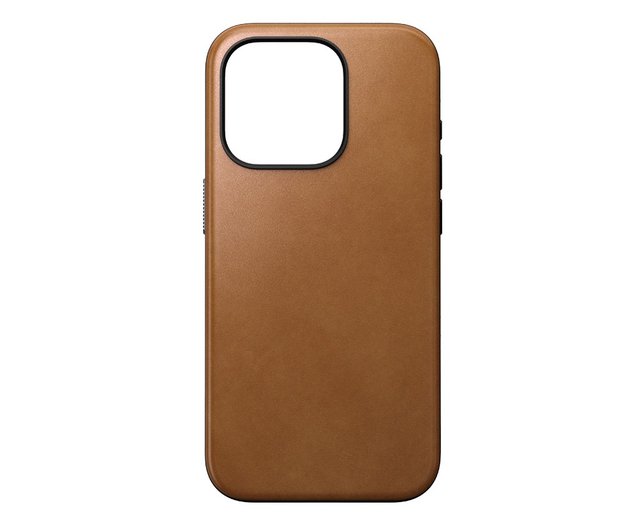 Nomad iPhone 15 Pro レザーケース ブラウン Modern Leather Case - iPhone 15 | Rustic Brown | Horween