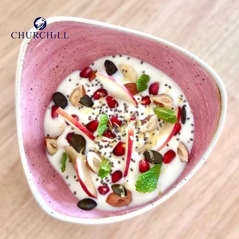 英國Churchill STONECAST點藏系列-粉紅色15cm三角碗 - 碗 - 陶 粉紅色