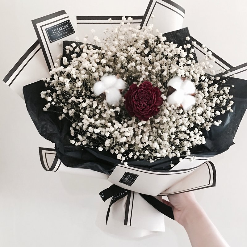 Le jardin / big jomalone heart full of stars dry bouquet Valentine's Day gift birthday bouquet - Plants - Plants & Flowers 