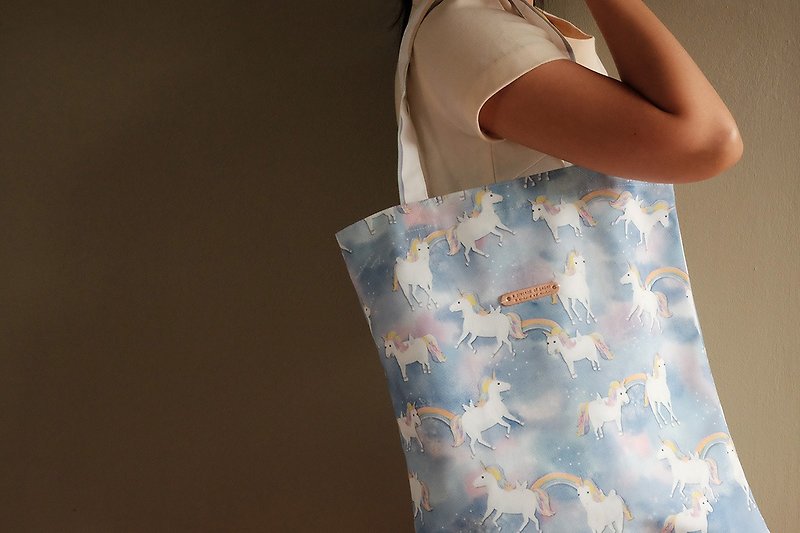 Tote bag : UNICORN WAY - Handbags & Totes - Cotton & Hemp Multicolor