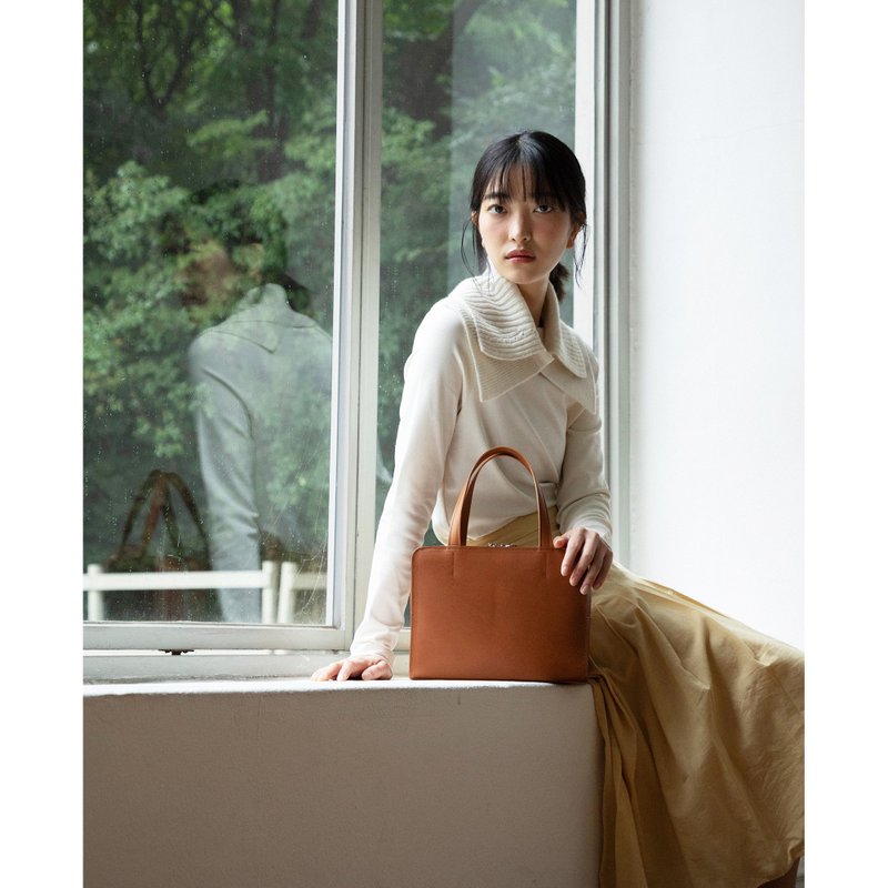 【From Seoul】 Buddy bag(s) 4colors (vegetable leather) - Handbags & Totes - Genuine Leather 