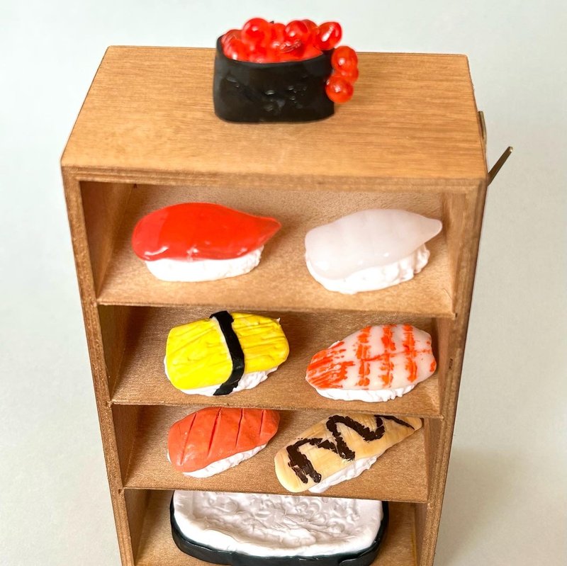 お寿司鍵かけ&小物入れ - 擺飾/家飾品 - 樹脂 咖啡色