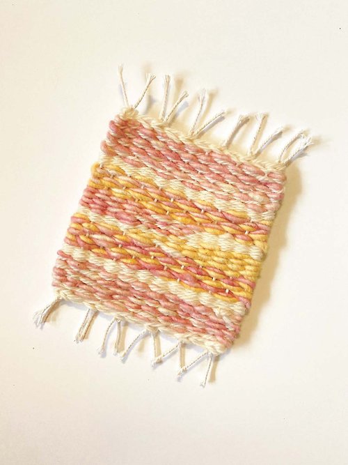 linn-br Mini weaving fabric coaster ( cup/glass pad )