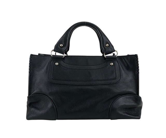 【CELINE】トートバッグ　ブギーバッグ　シルバー金具　レザー　ブラック CELINE 未使用品 セリーヌ ブギーバッグ ハンドバッグ 38RE