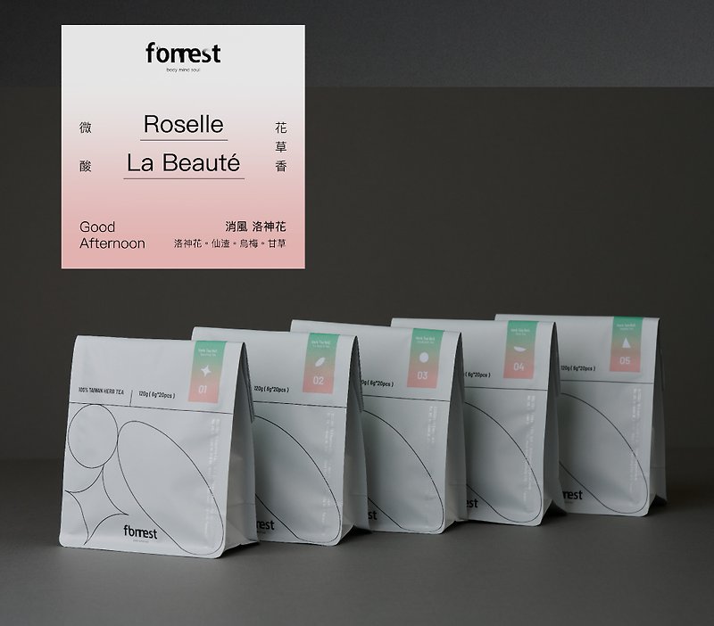 Forrest 洛神花 | 消風 • 草本茶 | 經濟養生20入 - 茶葉/漢方茶/水果茶 - 新鮮食材 