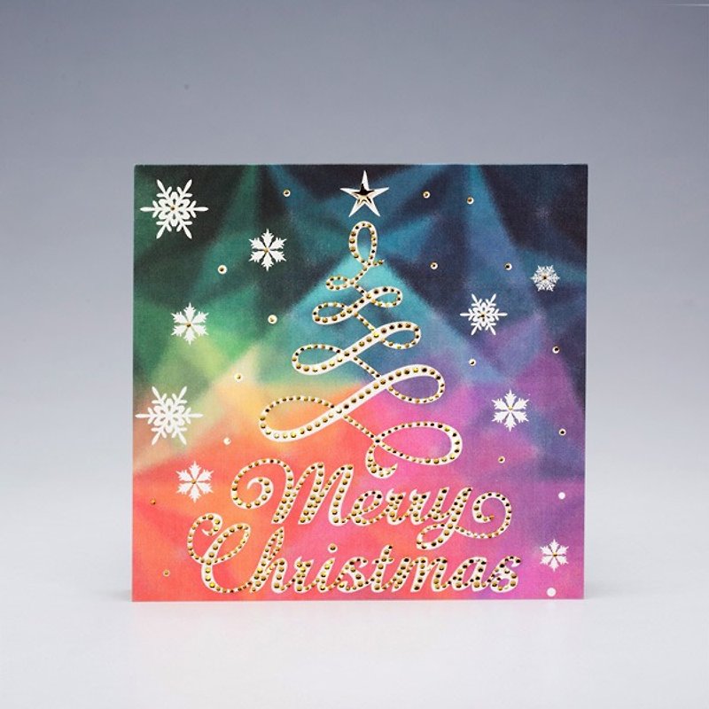 [GFSD] Rhinestone Boutique-Handmade Christmas Card-Unlimited Blessings - การ์ด/โปสการ์ด - กระดาษ 