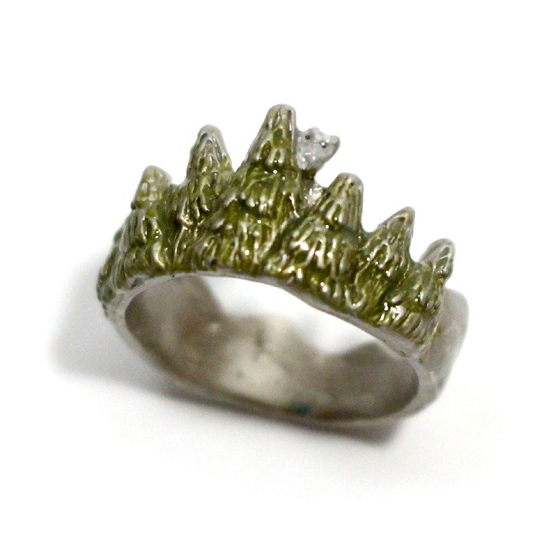 Siberian Forest Siberian forest ring / RN 121 - General Rings - Other Metals Green