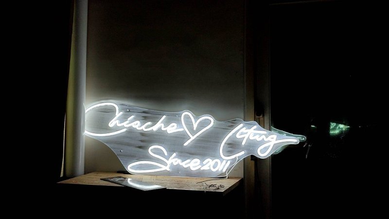 [Customized products] LED neon light space atmosphere small night light wedding - Lighting - Acrylic 