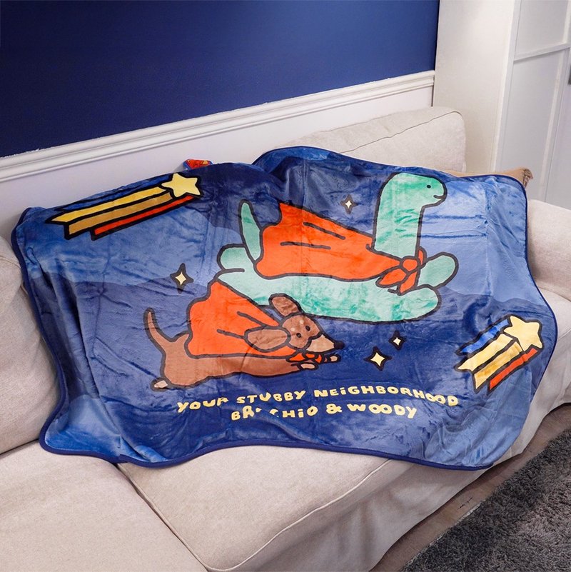 JOGUMAN-毛毯(超人飛翔款) - 棉被/毛毯 - 聚酯纖維 