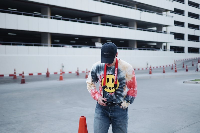 CAMERA STRAP : Personalize name( Red ) SMALL SIZE / YESIDID - 相機背帶 - 其他材質 紅色