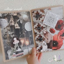 新作♡A4 ハロウィンデザインペーパー＆コラージュシート60枚お
