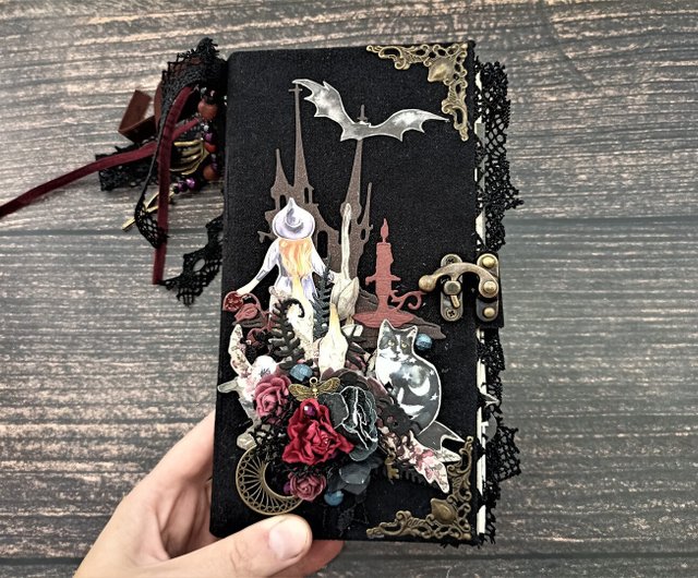 Witchy journal Halloween junk journal Spooky notebook Witch magic book -  Shop junkjournals Notebooks & Journals - Pinkoi