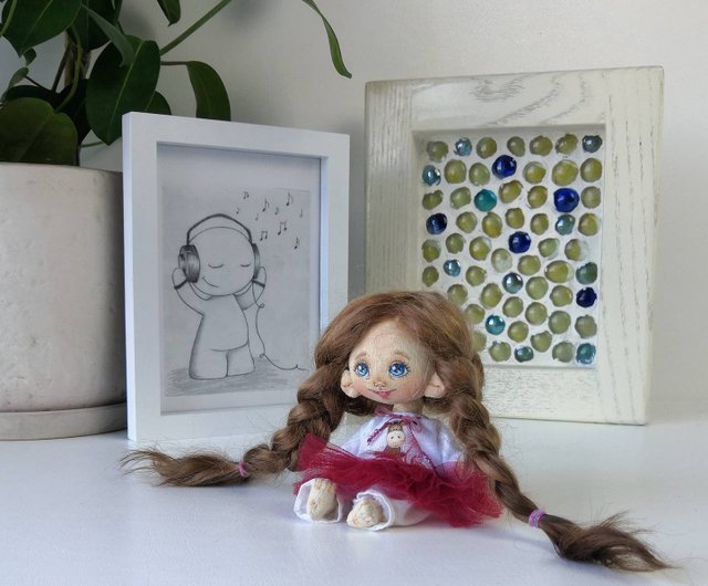 Tiny handmade hot sale dolls