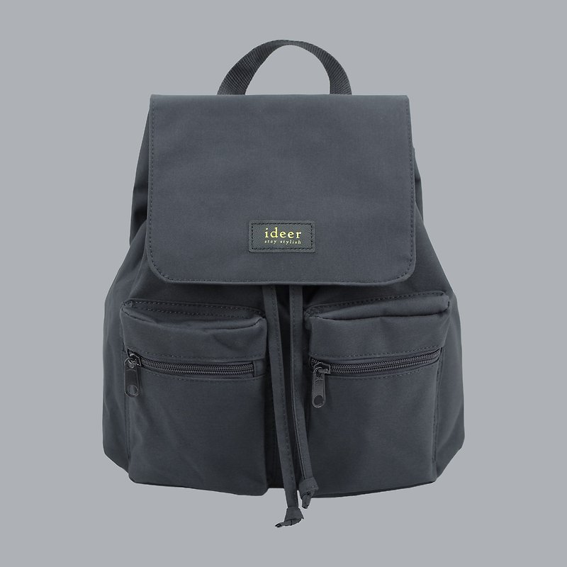 [Transfer] Water-repellent gray nylon ultra-light backpack, backpack, computer bag, travel school bag - Backpacks - Other Materials Gray