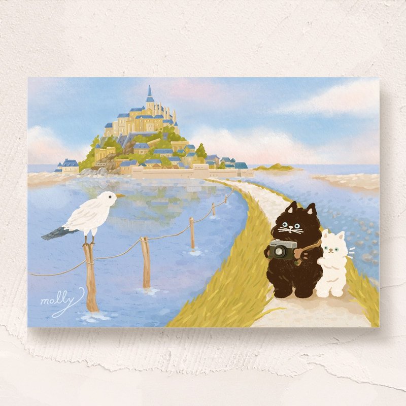 postcard-法國聖米歇爾山・新版 - 卡片/明信片 - 紙 