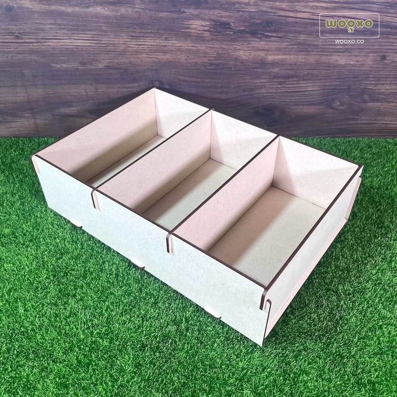 WOOXO 3-strip display rack customized in Taiwan - Storage - Wood Khaki