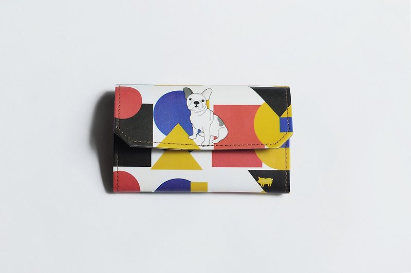 Handmade Paper Purse - French Bulldog - Coin Purses - Paper Multicolor