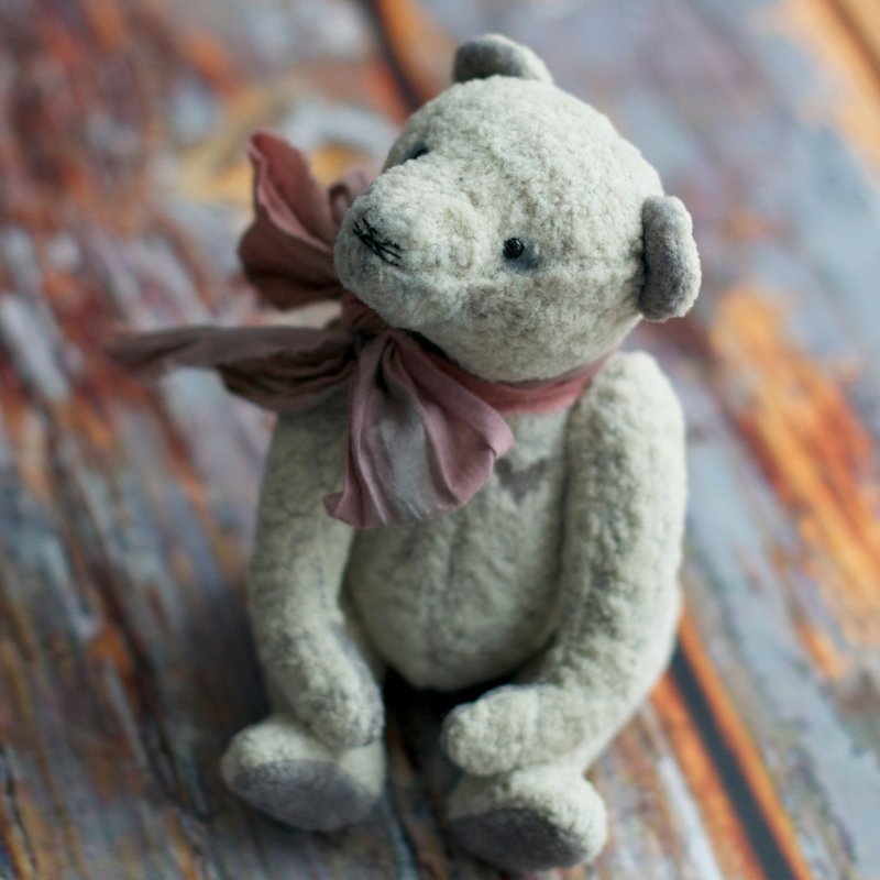 Plush Teddy bear I am your Valentine! - 公仔/玩偶 - 其他材質 白色